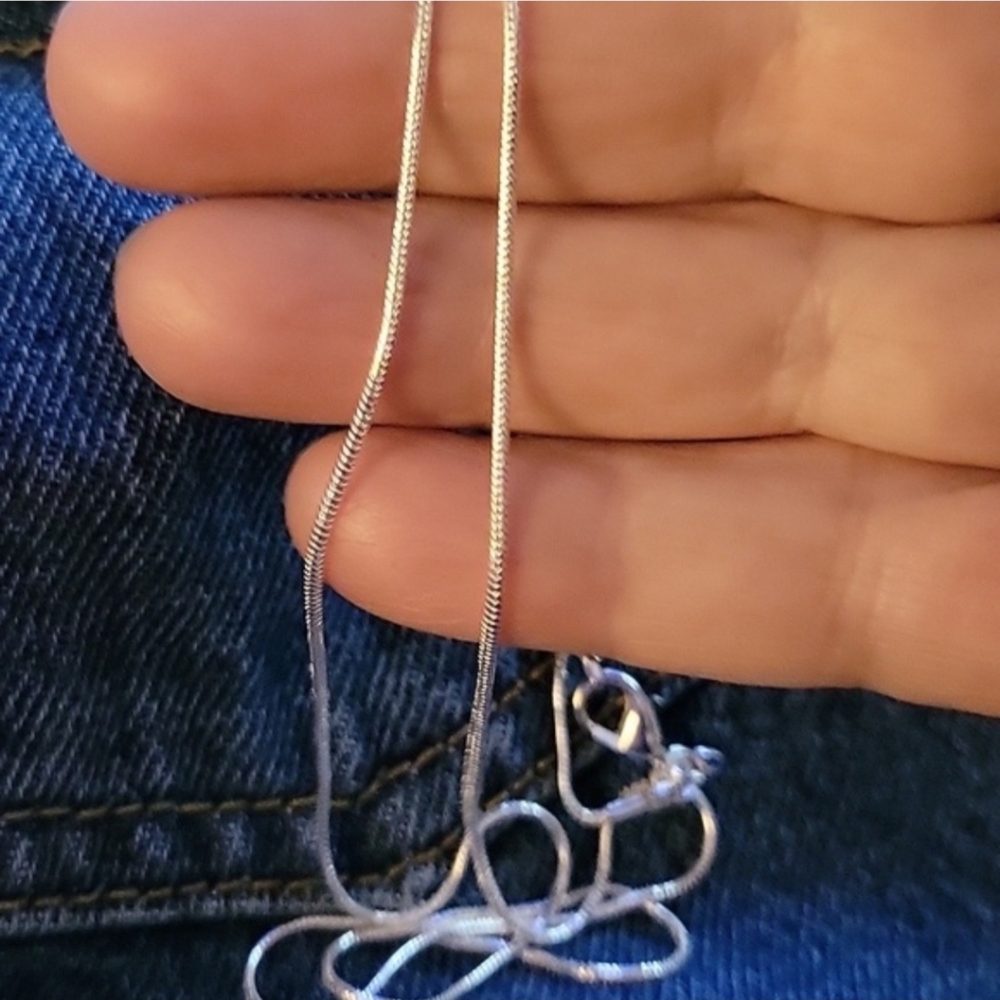 NWOT 22-inch Elegant Sterling Silver Necklace